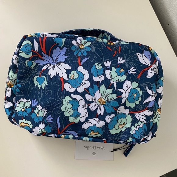 Vera Bradley Lighten-Up Large Blush and Brush Case - Floral Bursts - Picture 5 of 5